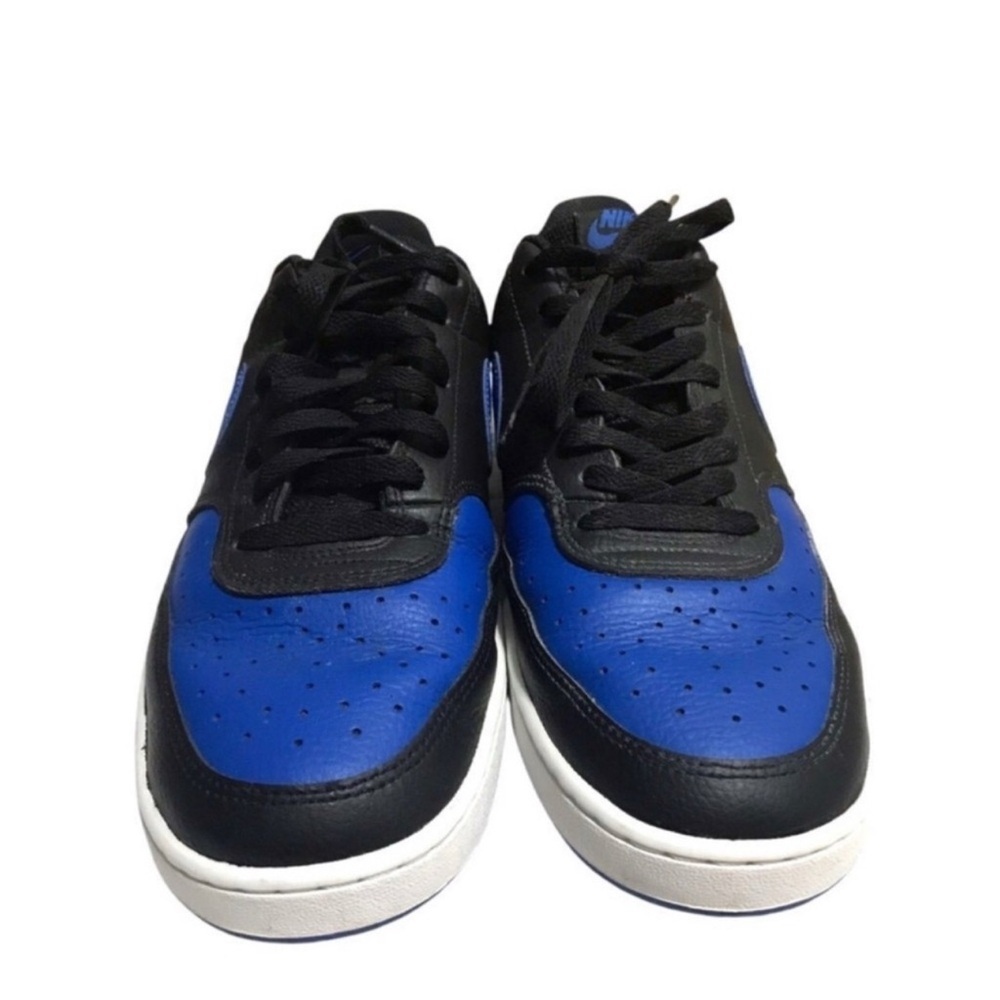Nike Court Vision Low ‘Black Game Royal’ DM8681-001 Men’s Sneakers Size 11.5 - Picture 2 of 12